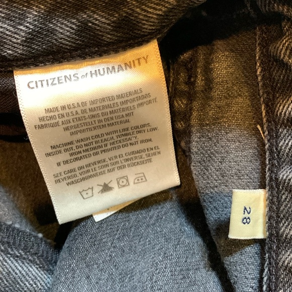 Citizens Of Humanity Campbell High Rise Relaxed Straight Jean in Changes, Sz 28 - Picture 13 of 16